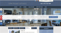 Desktop Screenshot of dfwhomelistings.net